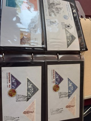 Magnífica colección de sellos, tema Colón