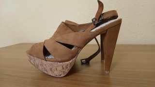 Zapatos Mango Talla 39 Tacón Plataforma