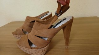 Zapatos Mango Talla 39 Tacón Plataforma