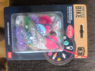 Decoración para radios de bicicleta