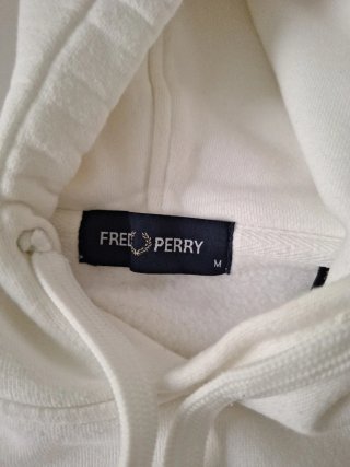 Sudadera Fred Perry Blanca Talla M