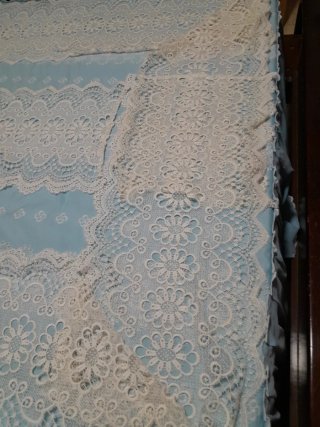 Entredos de Encaje Guipur Beige