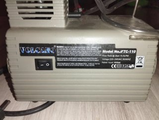Compresor Volcano con manómetro