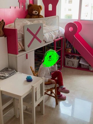 Habitación infantil castillo rosa