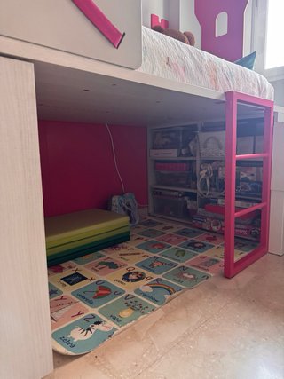 Habitación infantil castillo rosa
