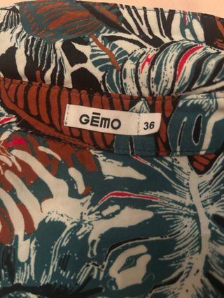 Mono verano estampado hojas talla 36