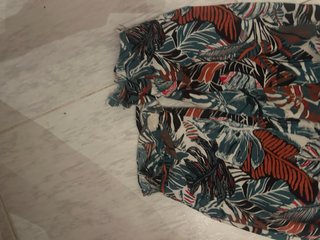 Mono verano estampado hojas talla 36