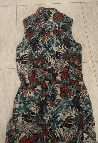 Mono verano estampado hojas talla 36