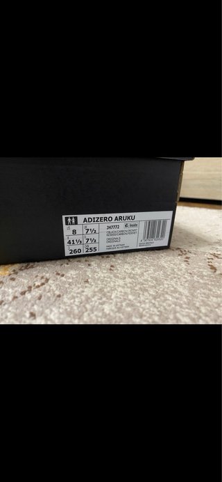 Zapatillas Adidas Adizero Aruku Negras