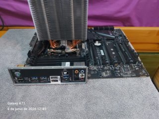 Placa Base MSI X99A SLI+i7 5820K+8GB de ram+disipa