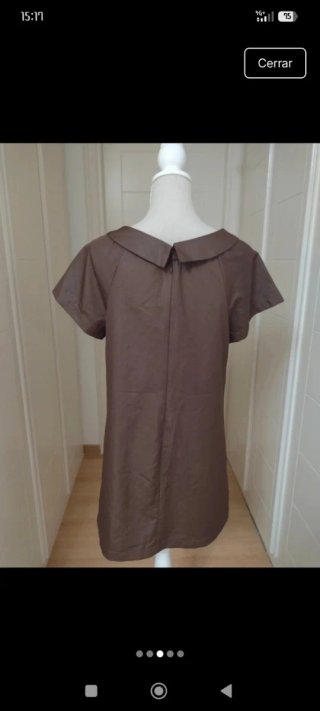 Vestido marrón