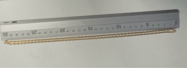 Cadena Forzada Oro 18k 61cm