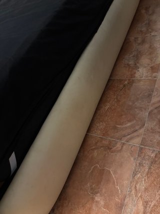 Cama tipo barco beige 2m