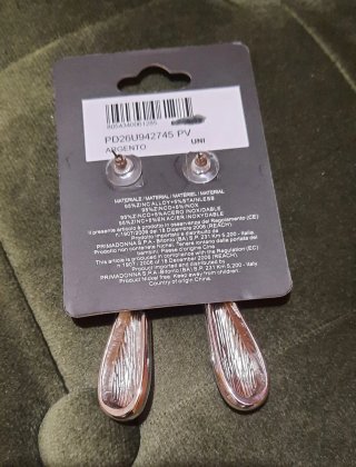Orecchini pendenti Primadonna Collection argento