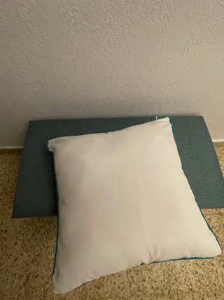 Cojín decorativo con escarabajo y purpurina