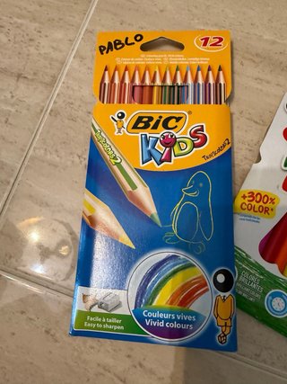 3 Cajas Lápices Colorear BIC Carioca