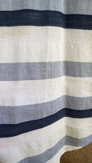 Camisa Springfield a Rayas Azul Talla M. Algodón.