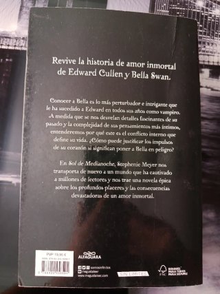 Libro Sol de Medianoche - Stephenie Meyer