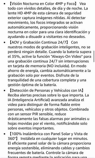 Tical Cámara Vigilancia 4MP 24/7 Grabación Continu