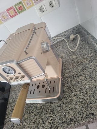 Cafetera Vintage Cumbia Beige