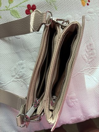 Bolso bandolera beige Ancho 23 Alto 16 Ancho 9