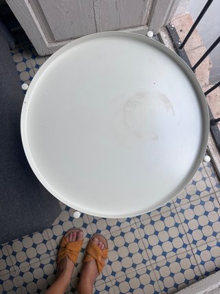 Mesas Auxiliares Bandeja Ikea Blancas