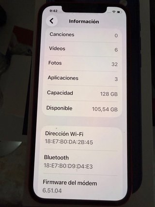 iPhone 12 128 GB Rojo