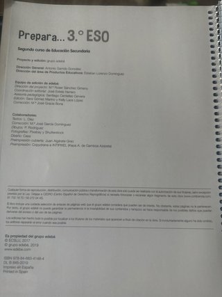 Repasa contenidos 2ESO Matemáticas Edebe