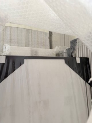 Caseta de jardín 4,9 m² blanco - gris  Decora