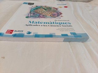 Matemàtiques aplicades a les Ciències Socials, ...