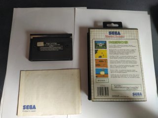 Mercs Sega Master System Caja y Manual