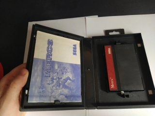 Mercs Sega Master System Caja y Manual