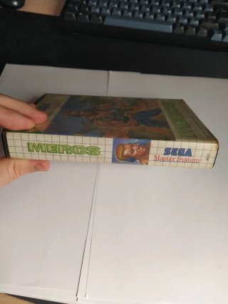 Mercs Sega Master System Caja y Manual