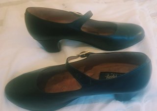 Zapatos de baile flamenco negros