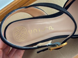 Sandalias Unisa Piel Tacón Ancho Talla 38
