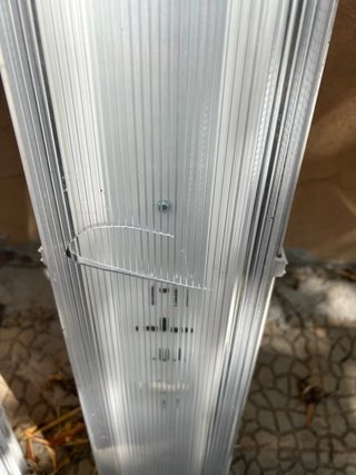 2 Lámparas fluorescentes para garaje