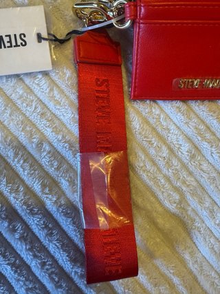 Steve Madden Tarjetero y Monedero Rojo