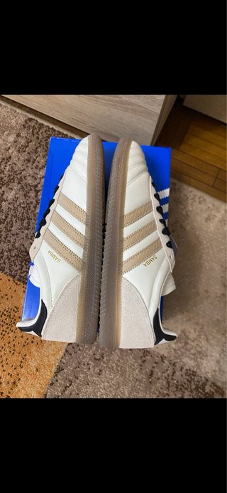 Zapatillas Adidas Samba JP T-39,5  Beige/Negro