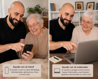Ayuda con móviles y ordenadores