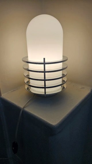 Lampada Space Age Enrico Tronconi anni 60/70