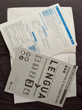 Lengua, 3 ESO. Refuerzo y recuperación
