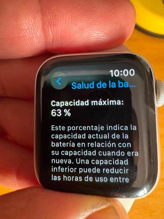 Apple Watch S5 40mm Plata Aluminio. A2092