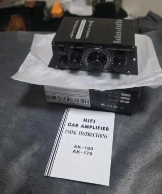 Mini Amplificador AK-160BT Bluetooth 20Wx2 +Fuente