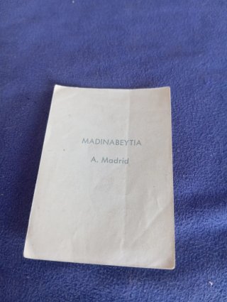 Cromo antiguo de fútbol