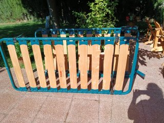 2 Somieres Flex Nido Madera y Metal