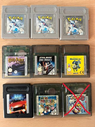 Pack 18 Juegos Game Boy Color originales Pokemon..