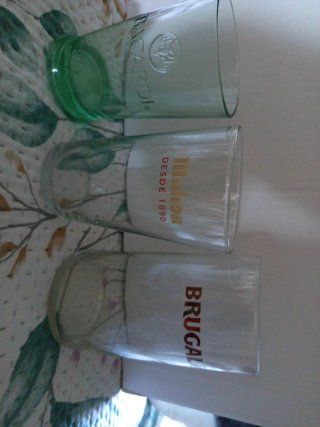 Lote Vasos Coleccionables Brugal, Jack Daniel's, M
