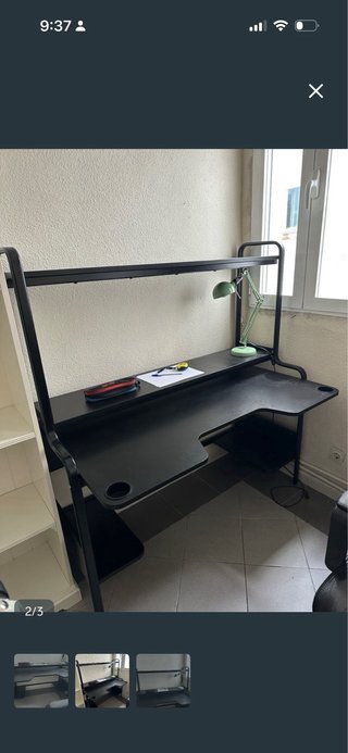 Escritorio Gaming IKEA FREDDE