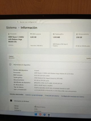 Huawei Matebook D13 Ryzen/NVME