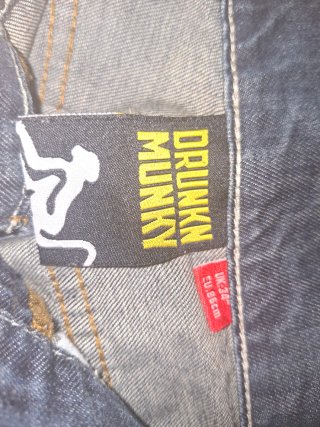 Tejano corto Drunkknmunky azul
